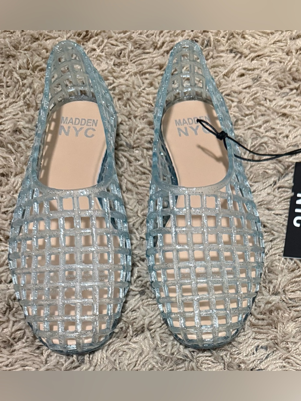 MADDEN NYC Girl’s Jelly Ballet Style Flat Shoes Size: 2